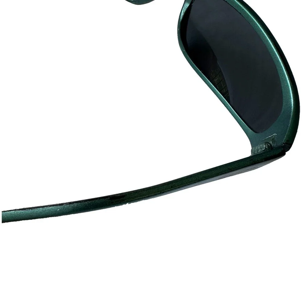 VTG  Vintage Stussy Seville Sunglasses Metallic Green Wrap Around Sport 90s Y2K